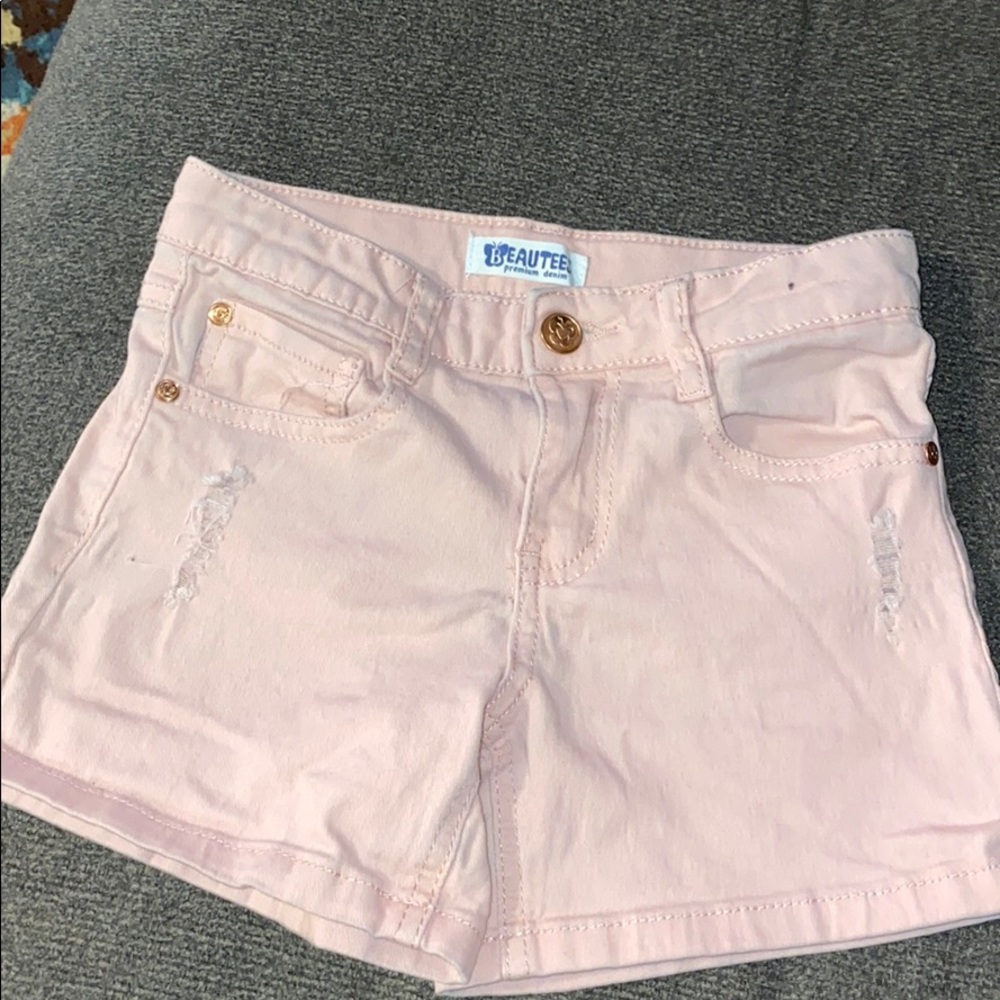 Blush colored shorts